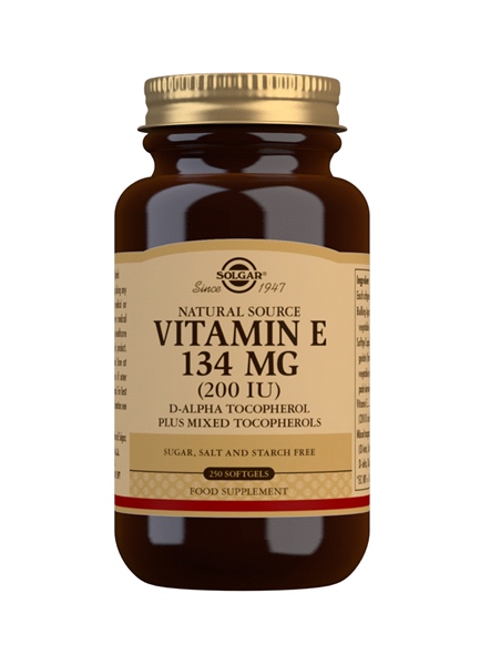 Solgar - Vitamin E 134mg (200iu) (250 Mixed Softgels)
